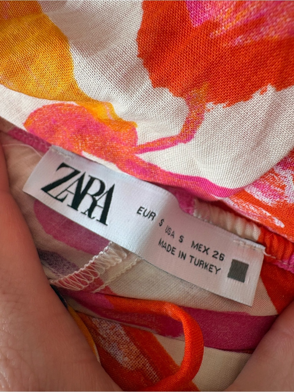 Vibrant Flower Zara Pink, Orange & Fuchsia Floral Maxi Dress with Tassel Straps - Picture 2 of 7